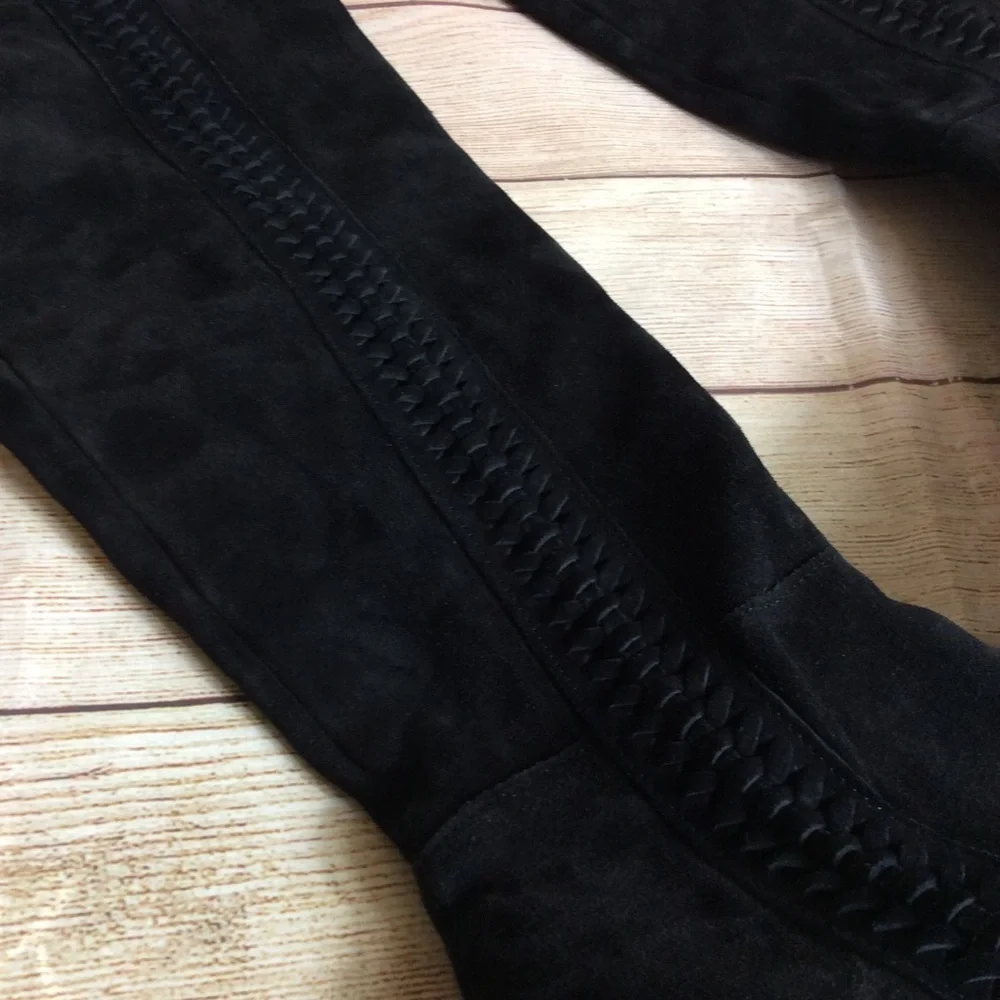 Matisse over the knee black suede leather boots. Inspired. 8.5.